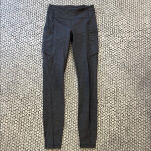 Lululemon Women’s Gray Side Pocket Leggings Size 4